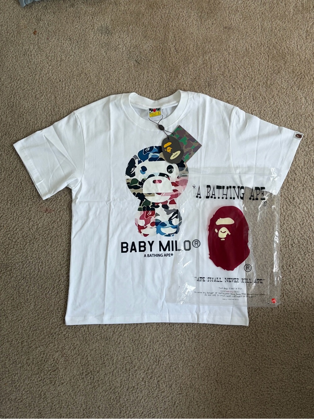 Baby Milo Bape Multicolor Shirt